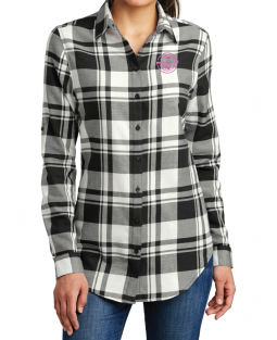 Ladies Plaid Flannel Tunic